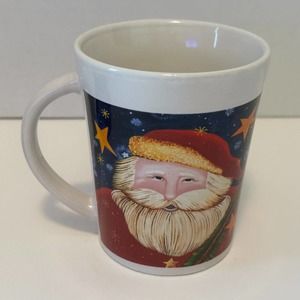 Royal Norfolk Santa Claus Father Christmas Stars Holiday Coffee Mug Cup